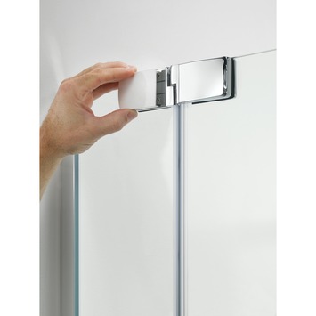 Sealskin Swingdeur voor Nis Custom Links 100x195 cm Chroom