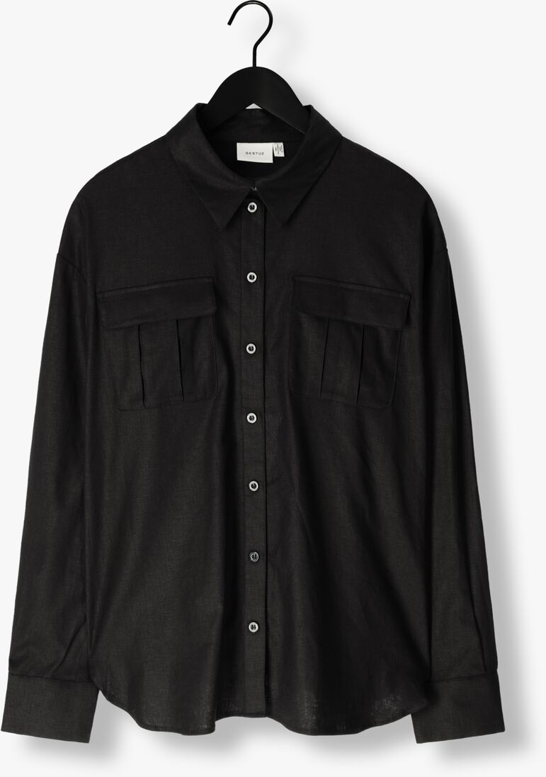 zwarte gestuz blouses elarahgz linen shirt