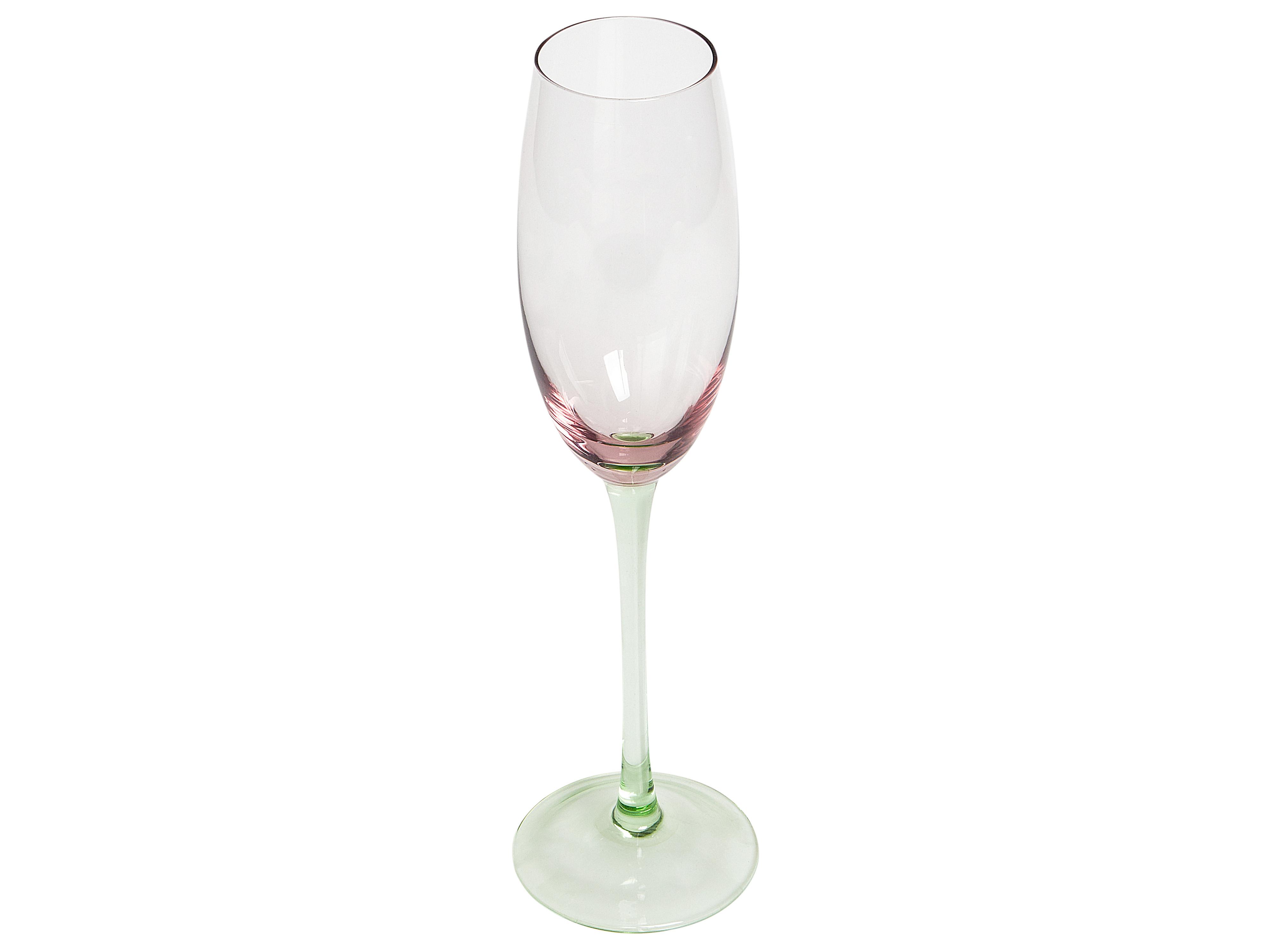 Set van 4 champagneglazen DIOPSIDE 200 ml Roze