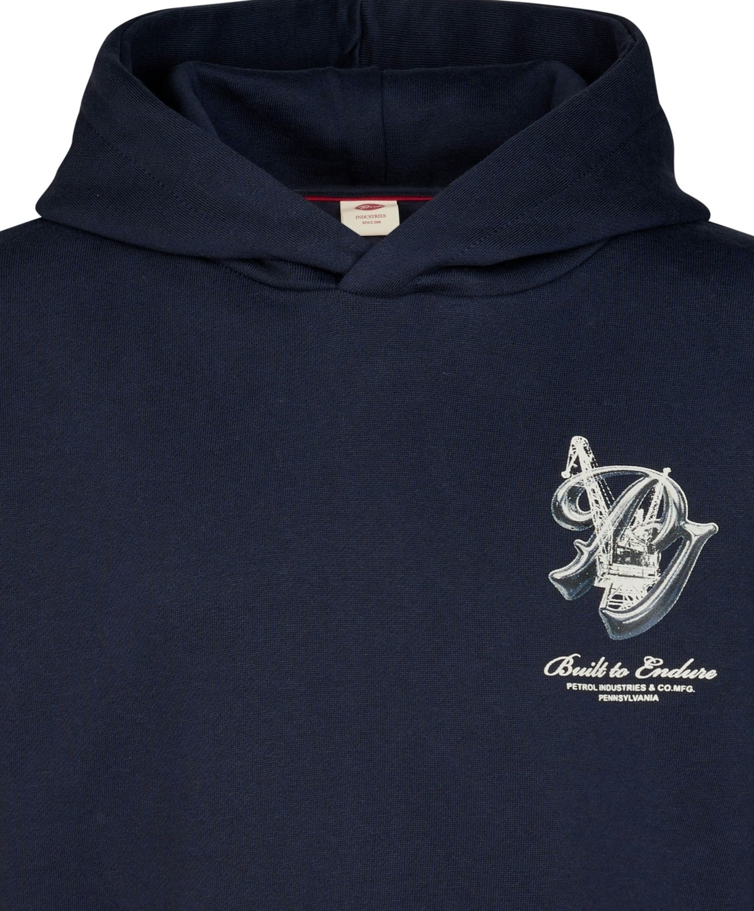 Petrol Jongens hoodie blauw