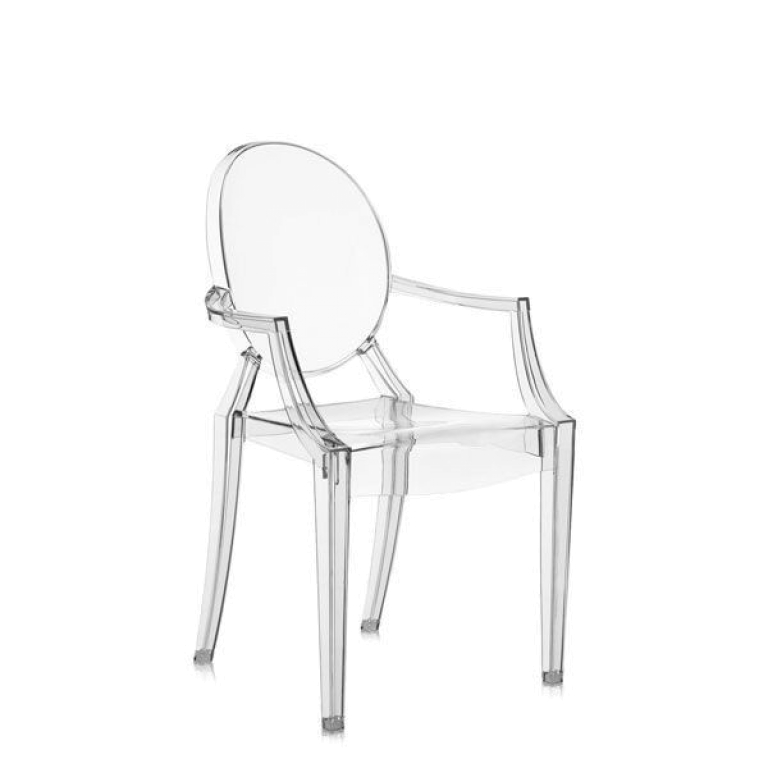 Kartell Lou Lou Ghost kinderstoel kristal