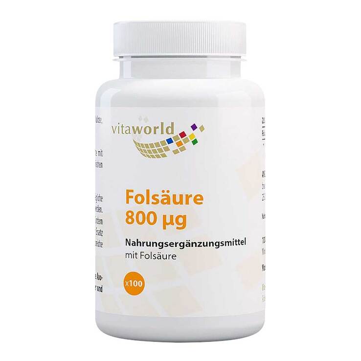 Folsäure 800 µg Tabletten, 100 St