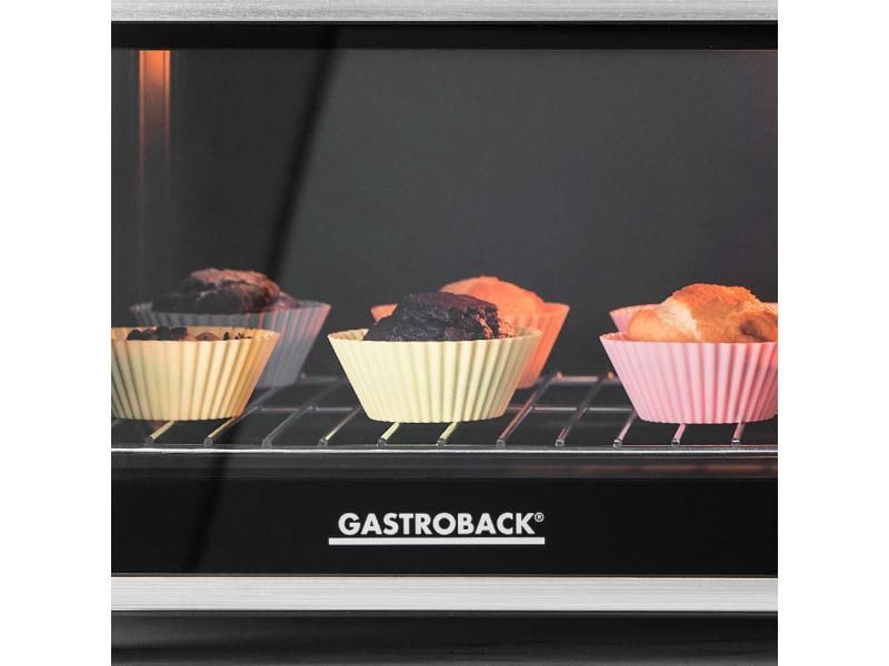 Gastroback Backofen Bistro Bake & Grill 26 l, Silber Elektronisch geregelter Multifunktionsofen