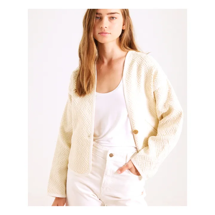 Sacrécoeur Veste Daria Jacquard | Ecru