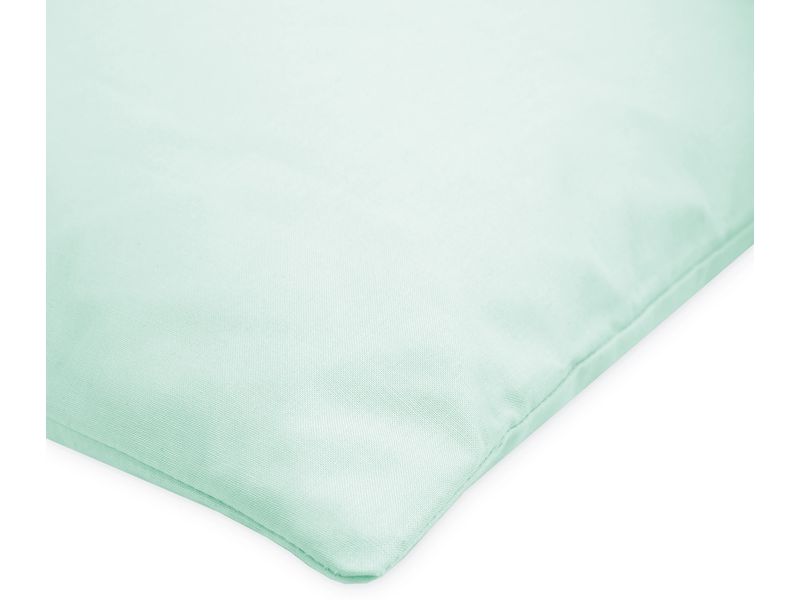 Julius Zöllner Kinder Kopfkissenbezug Aqua Mint 40 x 60 cm Strapazierfähiger Kissen-Bezug