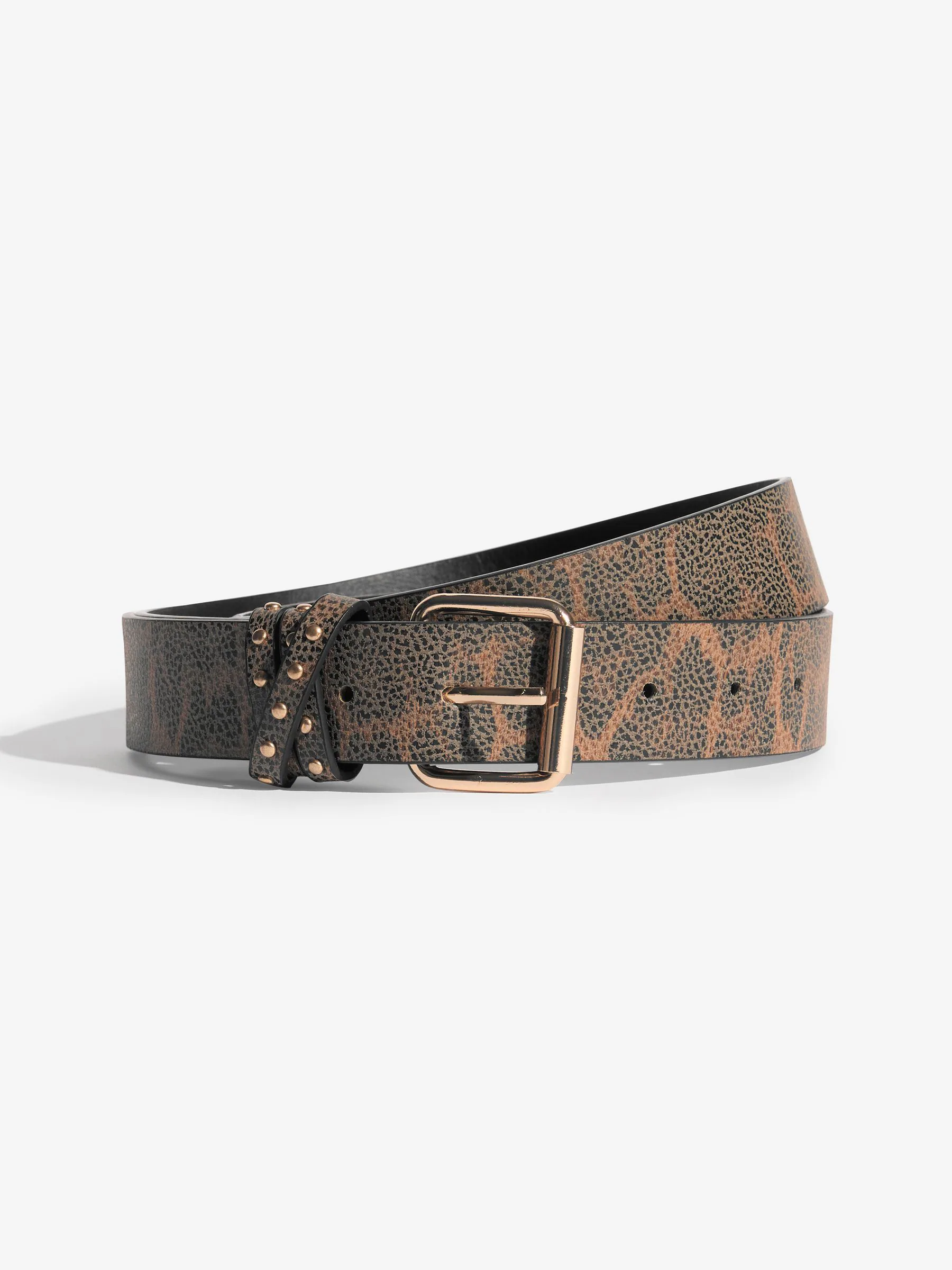 Leopard Print and Studded - Lipsy Belts 2 Pack