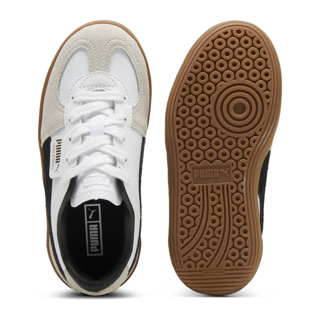 Puma sneakers wit/lichtgrijs/zwart