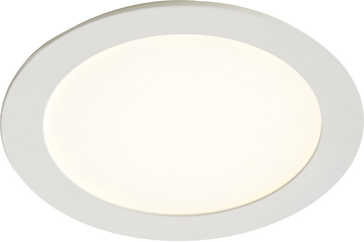 Spot encastrable LED intégrée Octave 850lm 10W IP20 Colours blanc Ø17 cm
