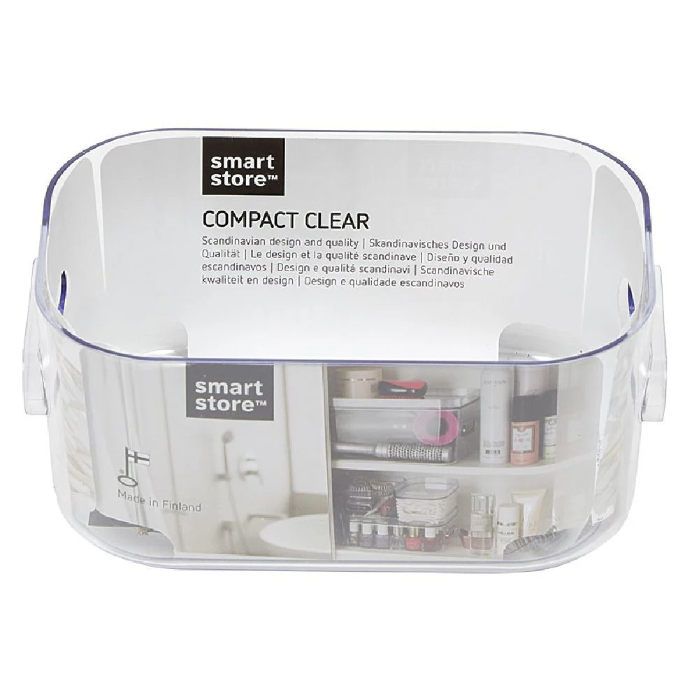 Boîte de rangement plastique transparent SmartStore Compact Clear XS