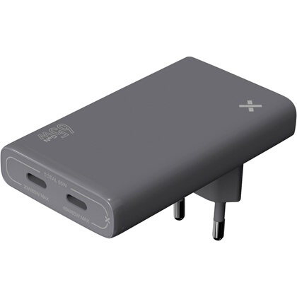 Chargeur pour téléphone mobile Wefix Pro de voyage secteur 65 W Plat Gris