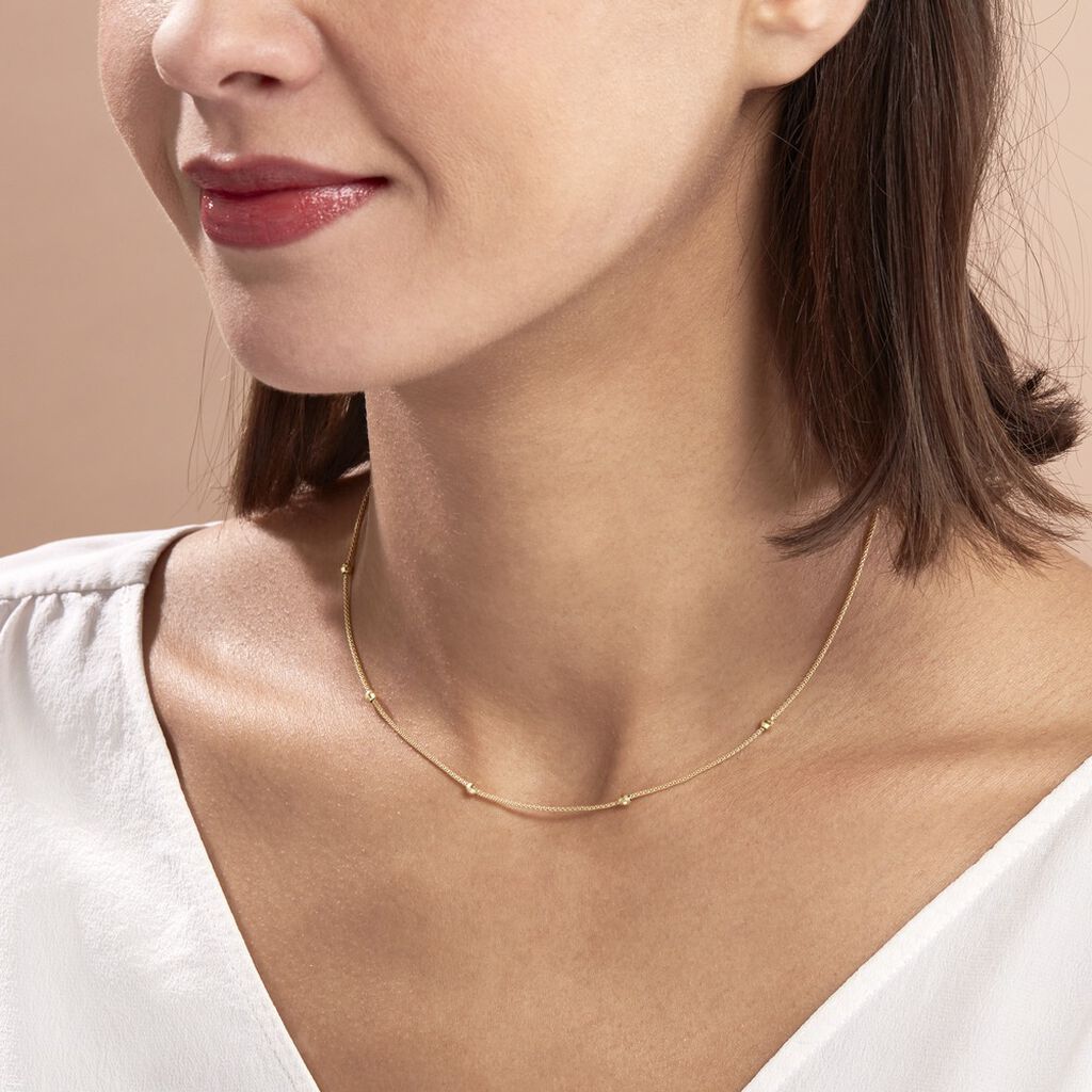 Collier Assiba Or Jaune