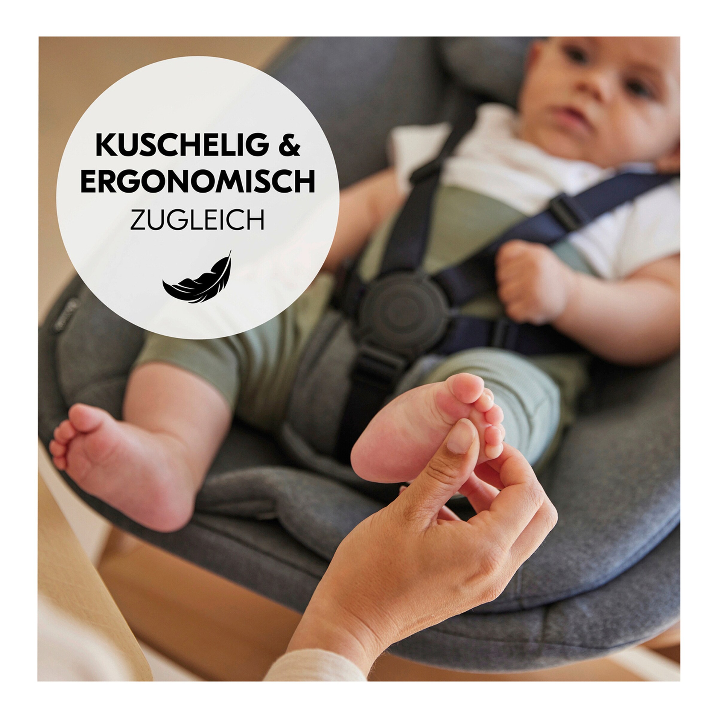 Hauck Babywippe Highchair Bouncer 3in1