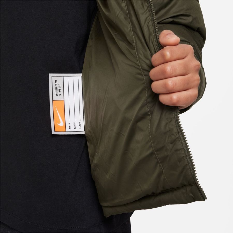 Nike Manteau d'Hiver NSW synthetic-fill avec capuche - Vert/Noir Enfant