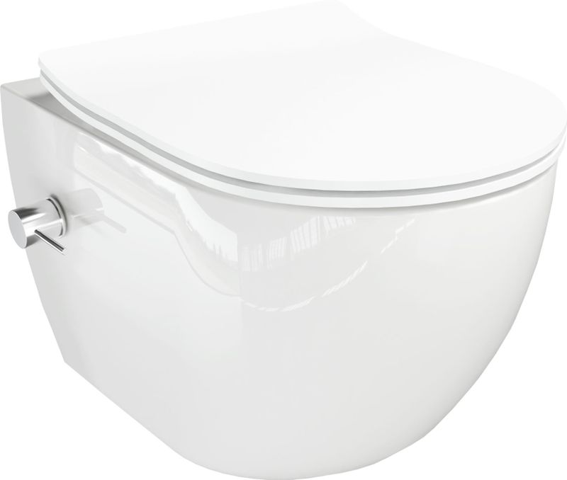Luca Varess - Moreno - Bidet - Hoogglans Wit - Randloos