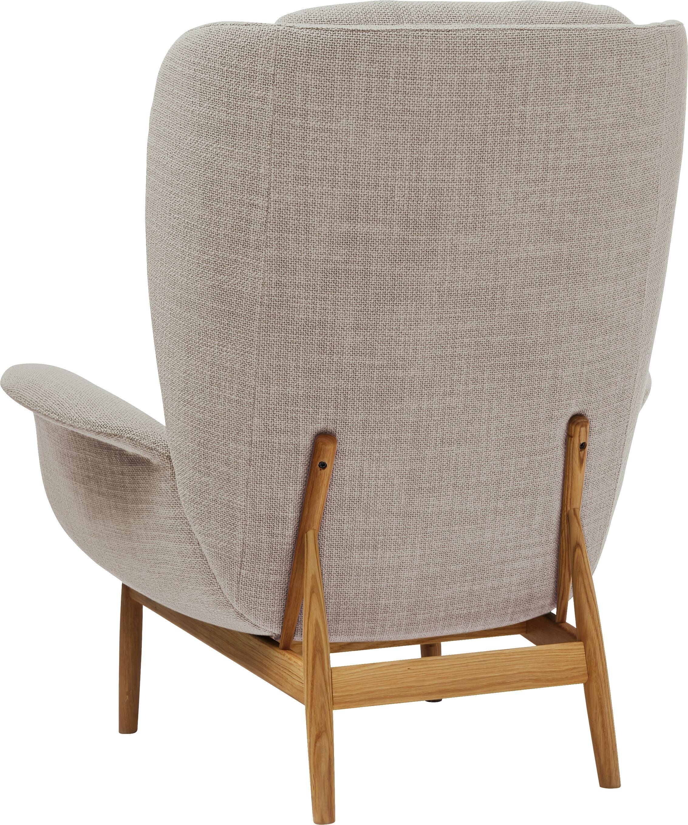 FRITZ Hocker - Beige / B: 93.0 cm x T: 90.0 cm x H: 102.0 cm