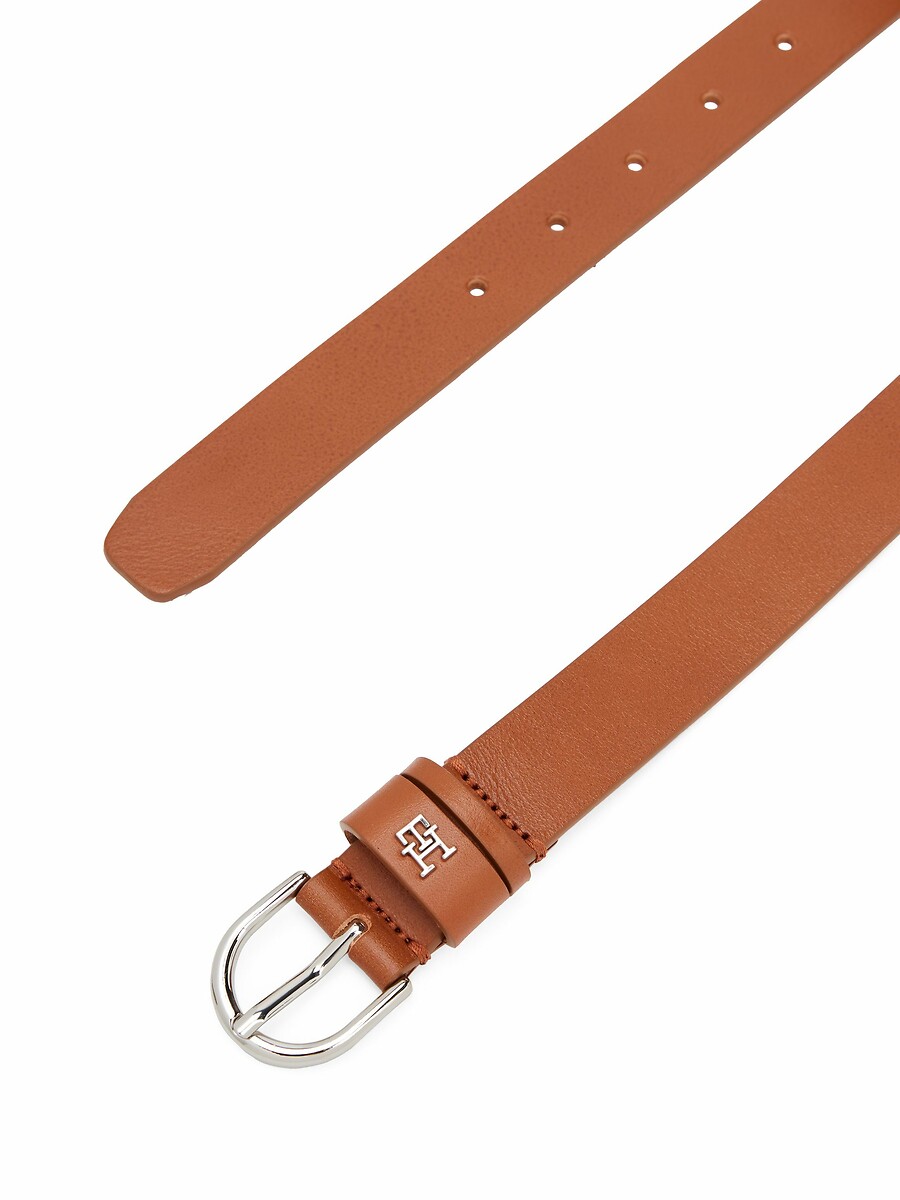 TOMMY HILFIGER<br>Cinto de couro sem esforço de 2,5 cm