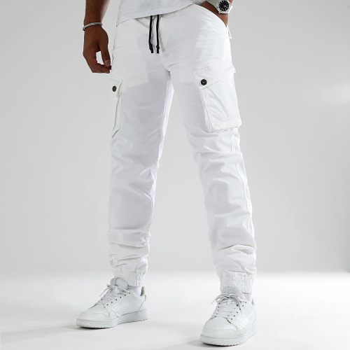 Pantalon Cargo 0368 Blanc