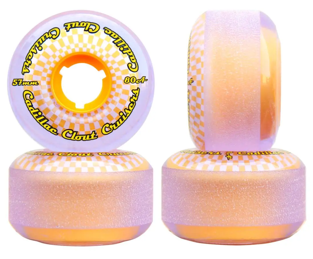 Cadillac Clout 80A Cruiser Skateboard Hjul 4-Pak - Skateboards