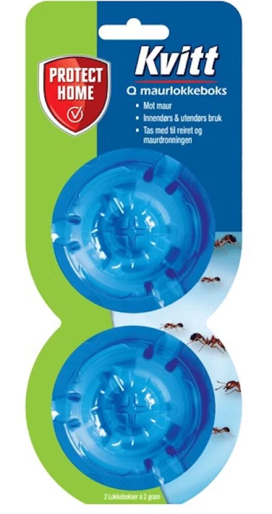 MAURLOKKEBOKS KVITT 2-PACK