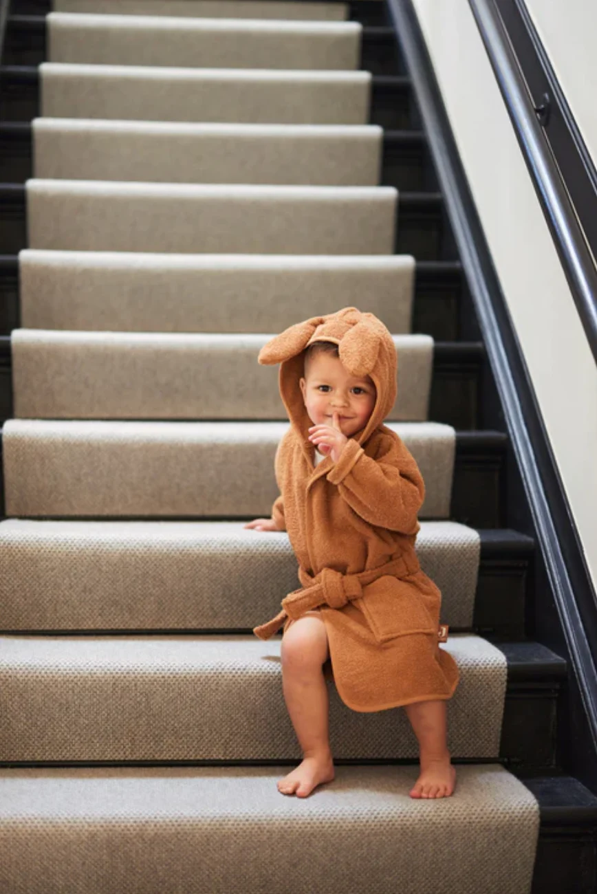 Jollein Jollein badjas 1-2 jaar caramel