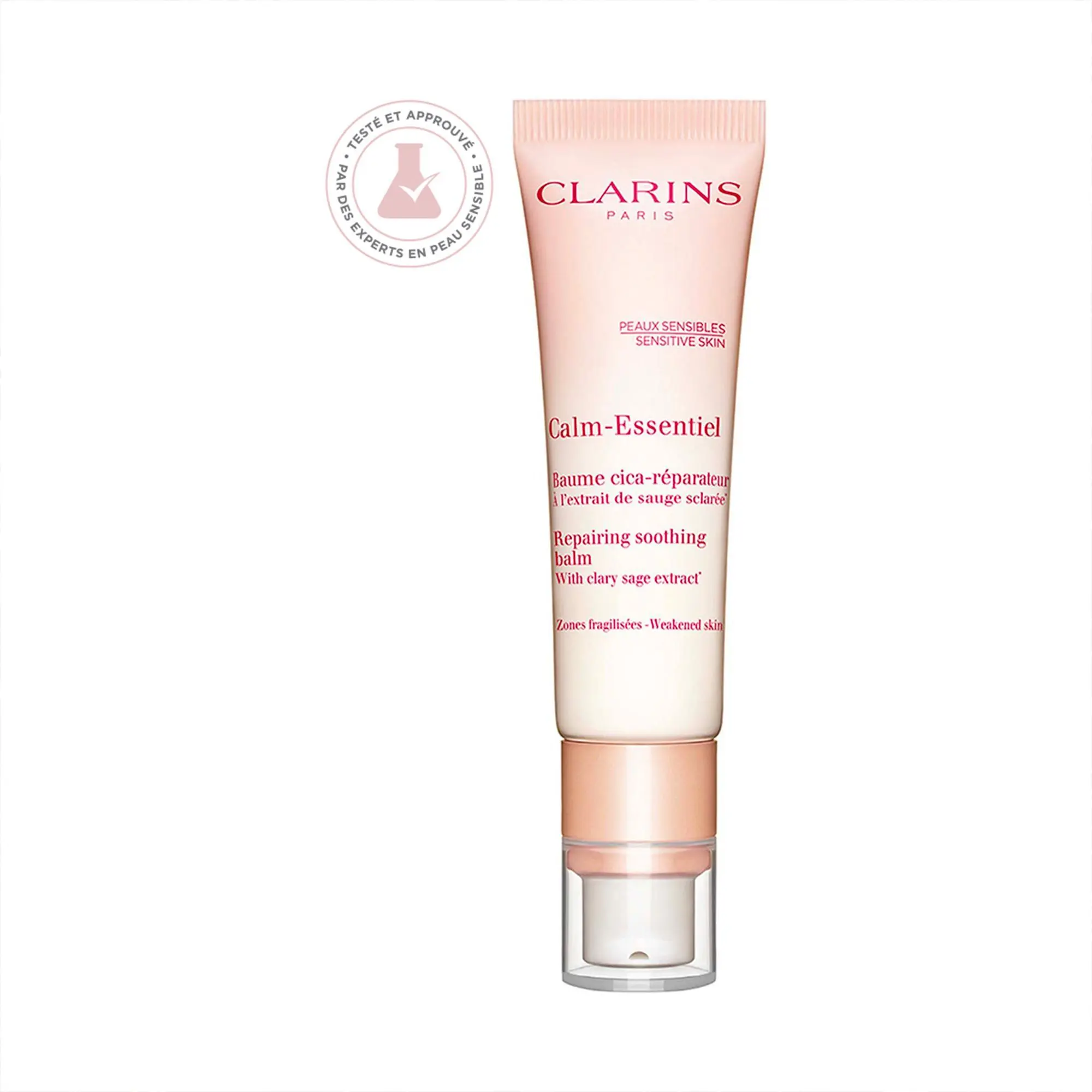 Clarins - Calm -Essentiel - Baume Cica-Réparateur - A l'extrait de sauge sclarée* Soin VisageTube 30ml - Clarins