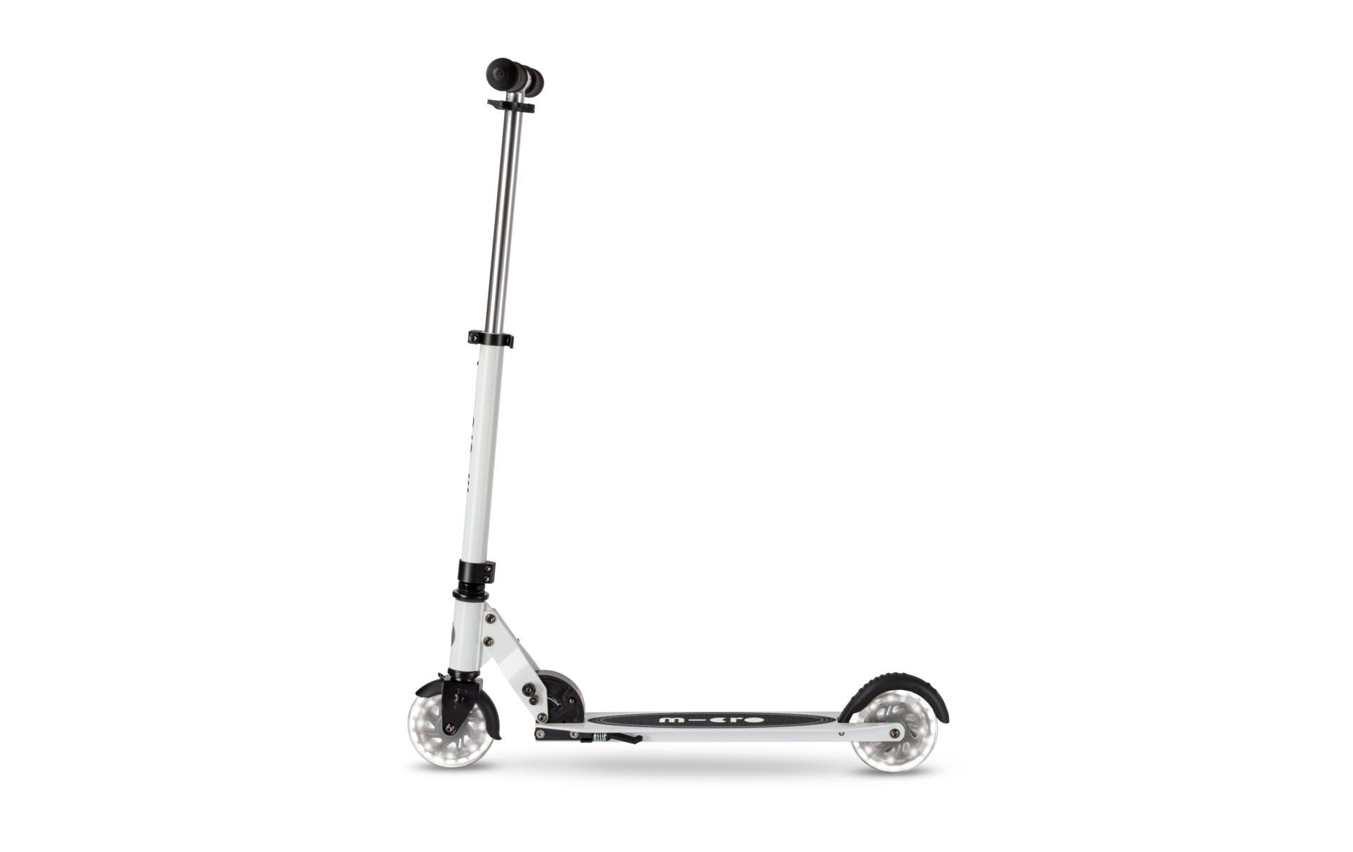 Scooter Micro Sprite Glow LED White<br>Klappbarer Scooter