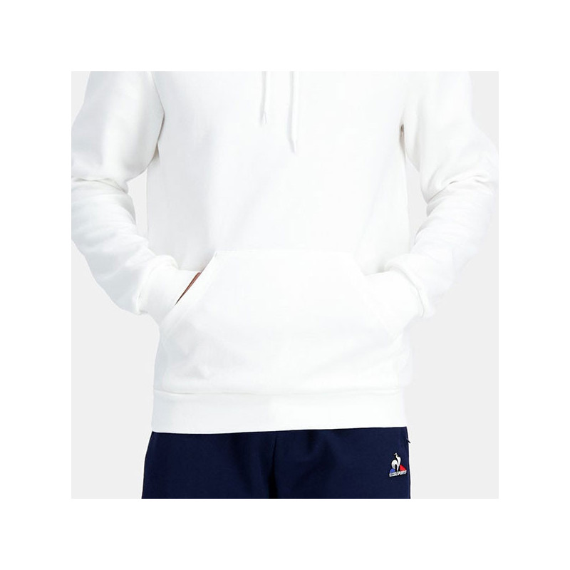 Sweat capuche N1 blanc Saison Le Coq