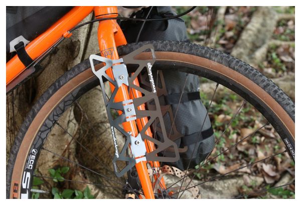 Porte-Bagage Modulable Woho Transforkage   2 Sangles Or Orange
