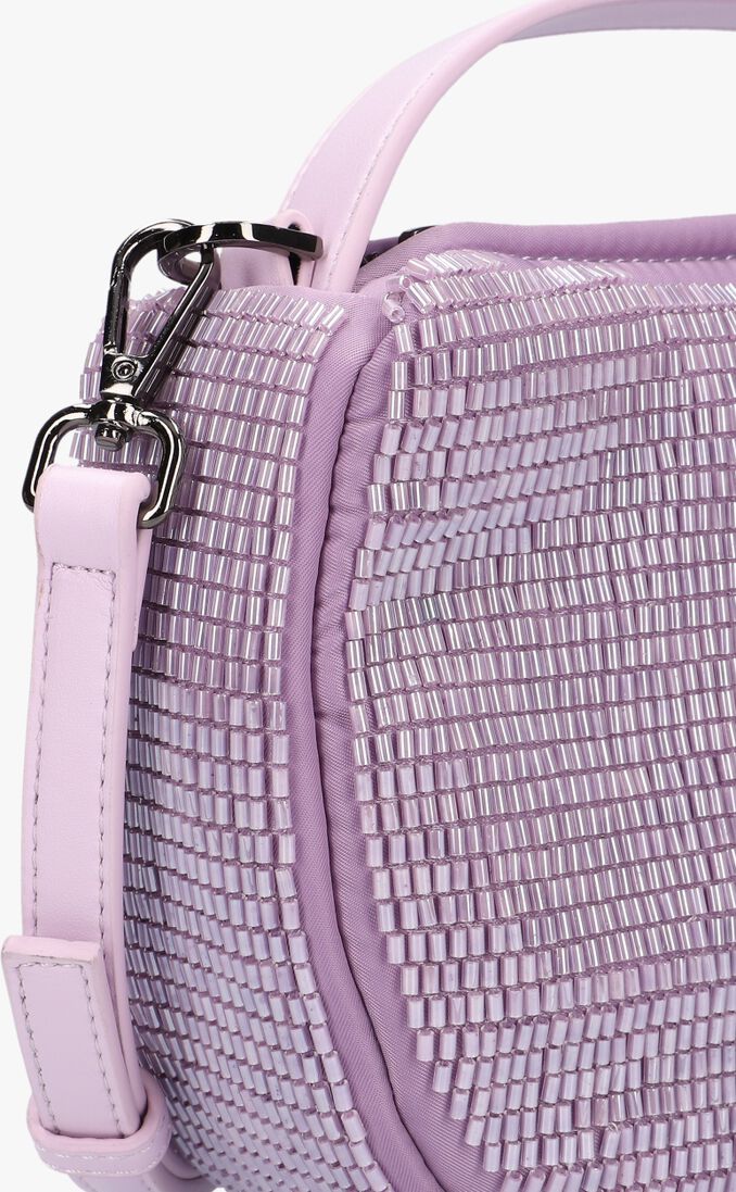 HVISK paarse hvisk schoudertas tate beaded