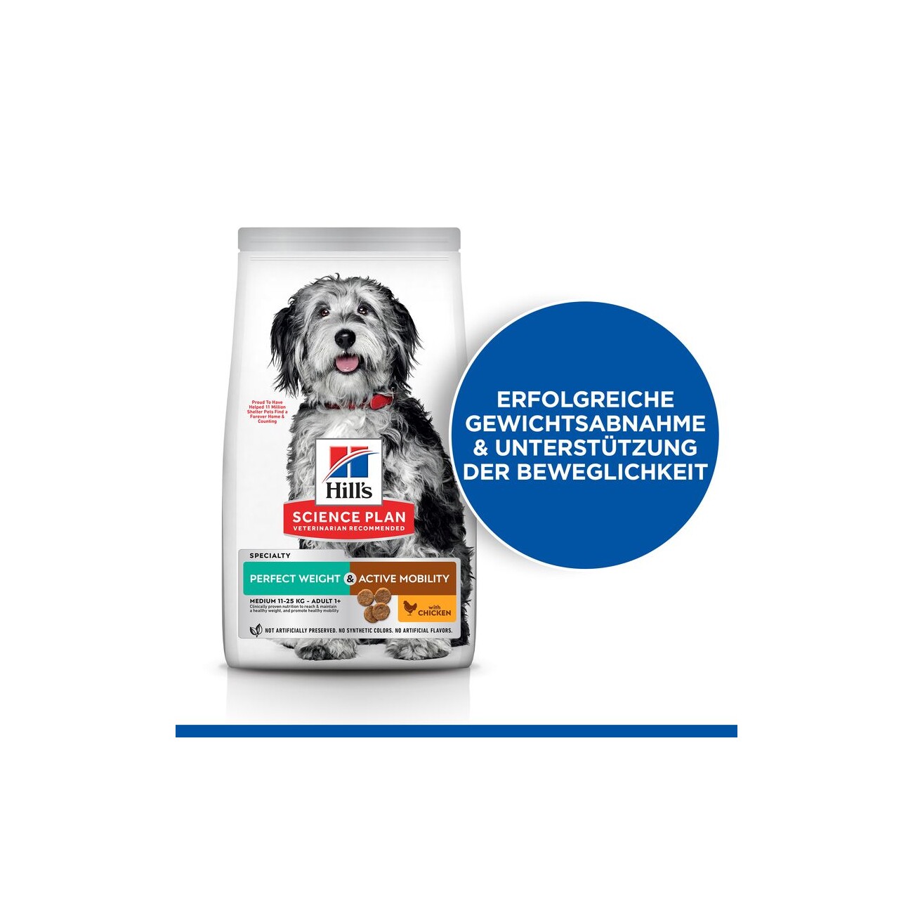 Hill's Science Plan Perfect Weight & Active Mobility mit Huhn 2,5 kg