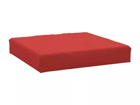 Coussins de palette 3 pièces rouge tissu oxford