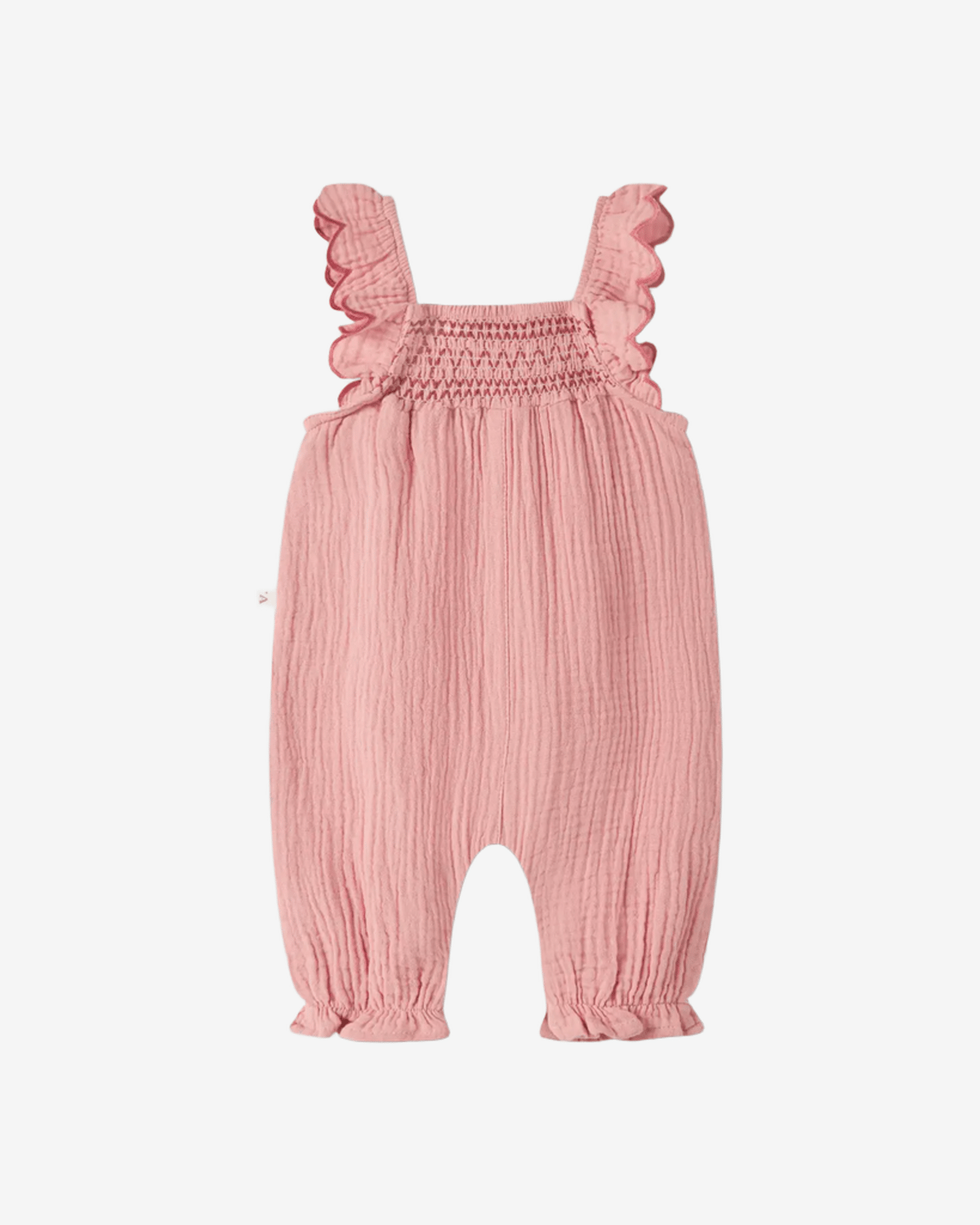 Jumpsuit Baby M/ Volanger – Muslin, Øko Bomull | NBFHIBA LOOSE OVERALL LIL