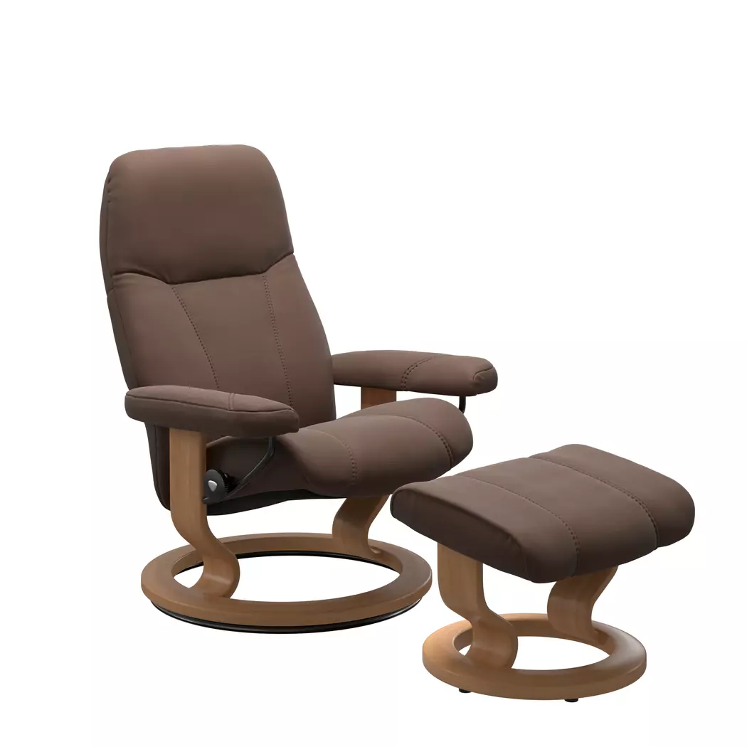 Sessel mit Hocker M Consul Classic *Aktion*