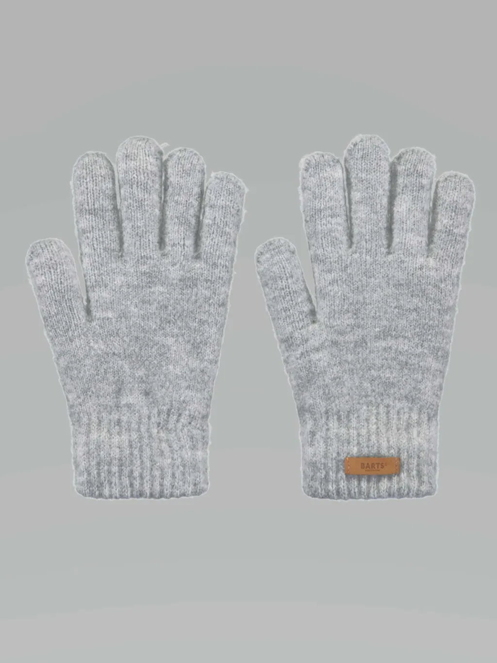 BARTS Strickhandschuh Grau Textil