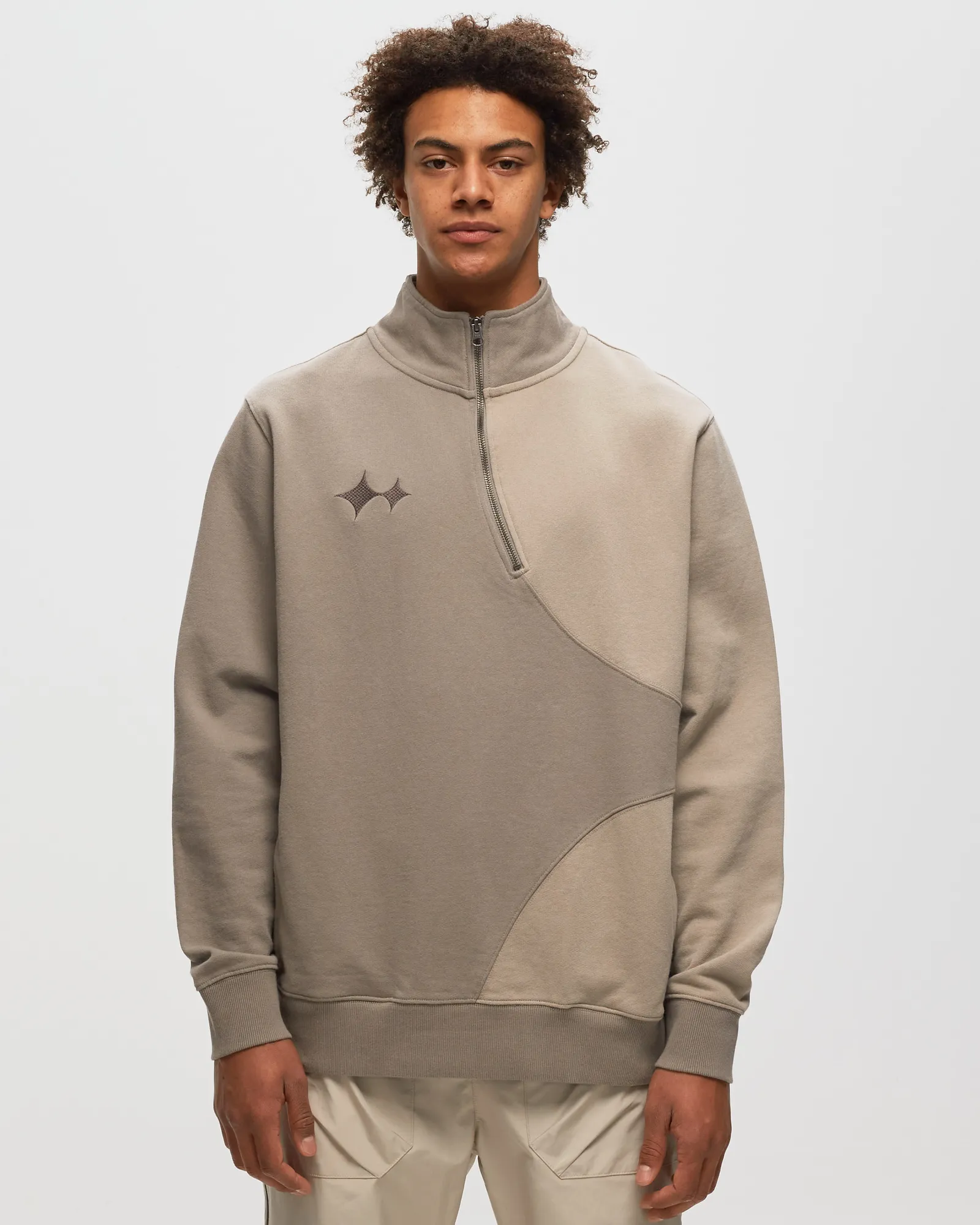 BSTN Brand Two Tone Halfzip
