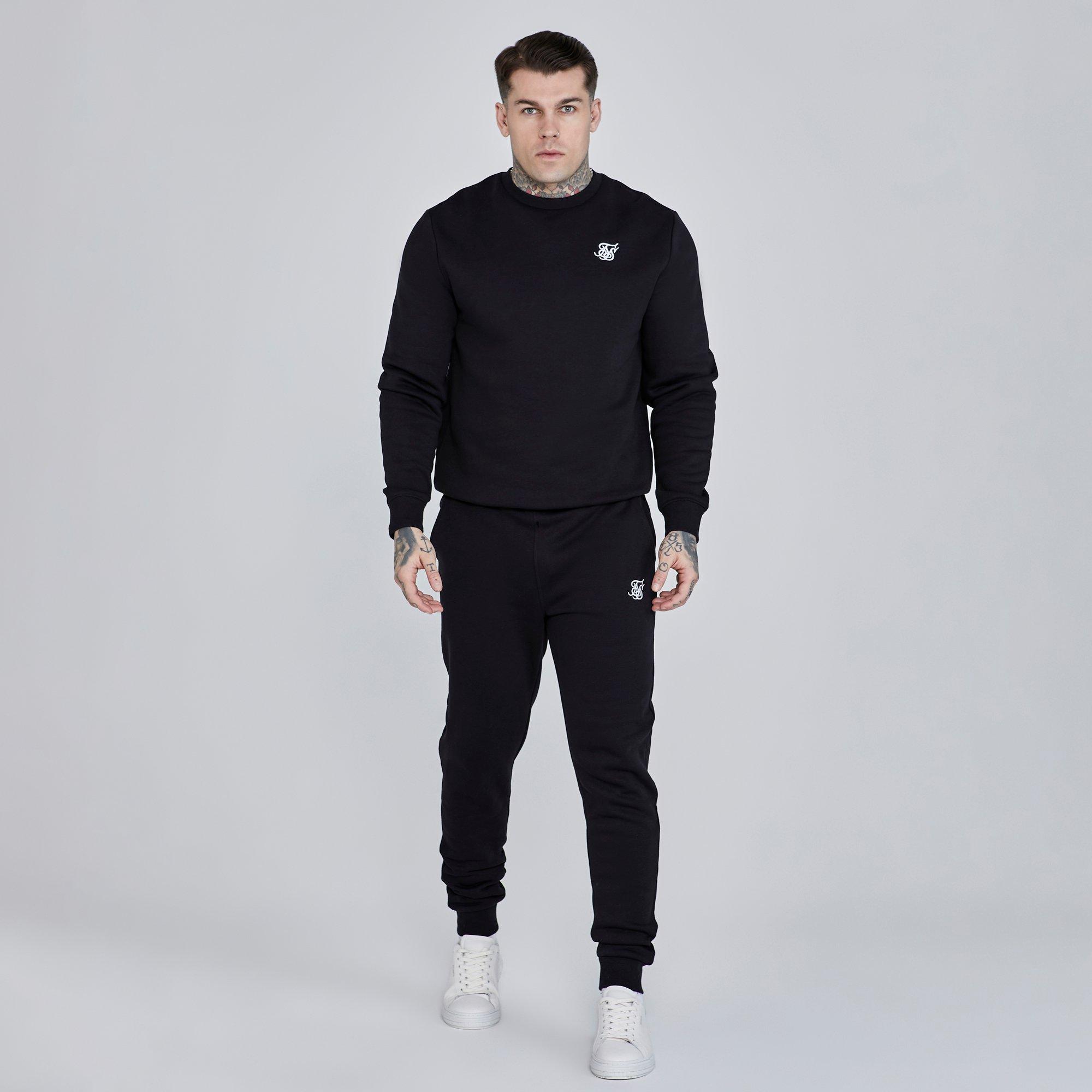 SikSilk Essential Jogging Bottoms Mens
