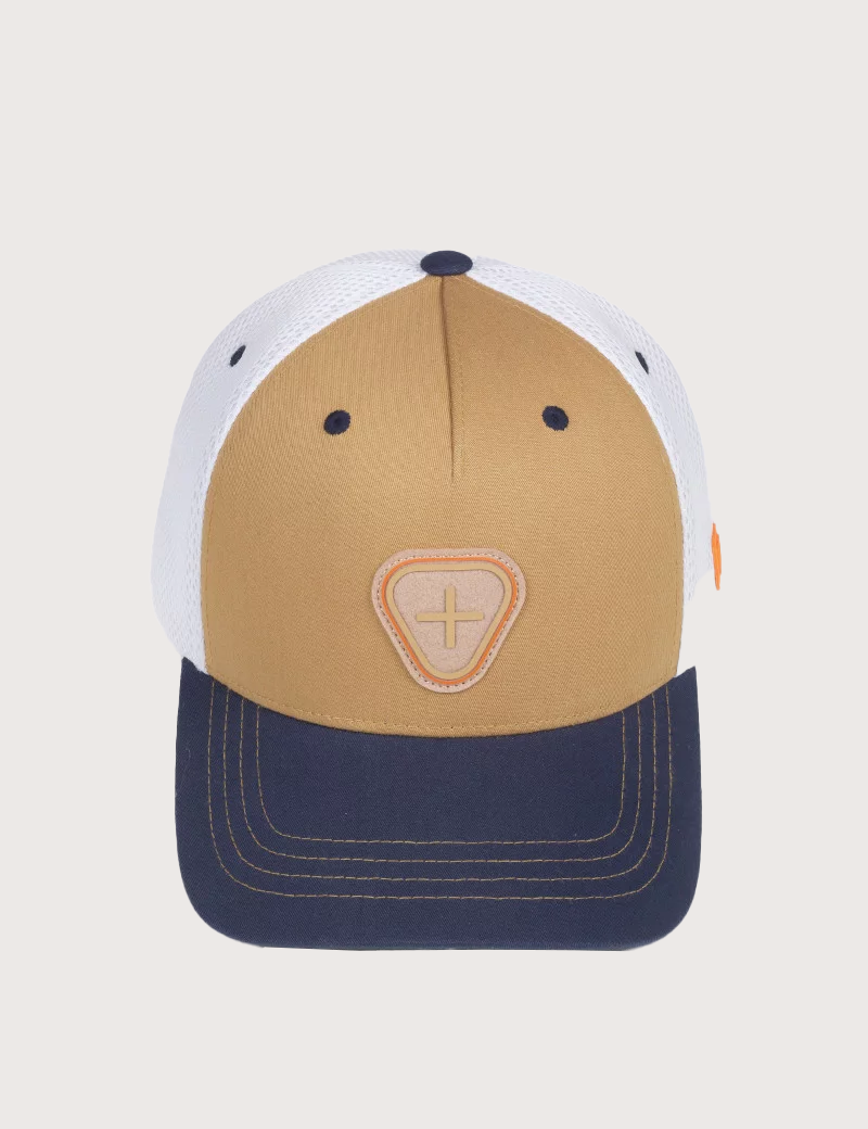 GERTRUDE&GASTON CASQUETTE BILLY 2 TONES CAMEL NUIT