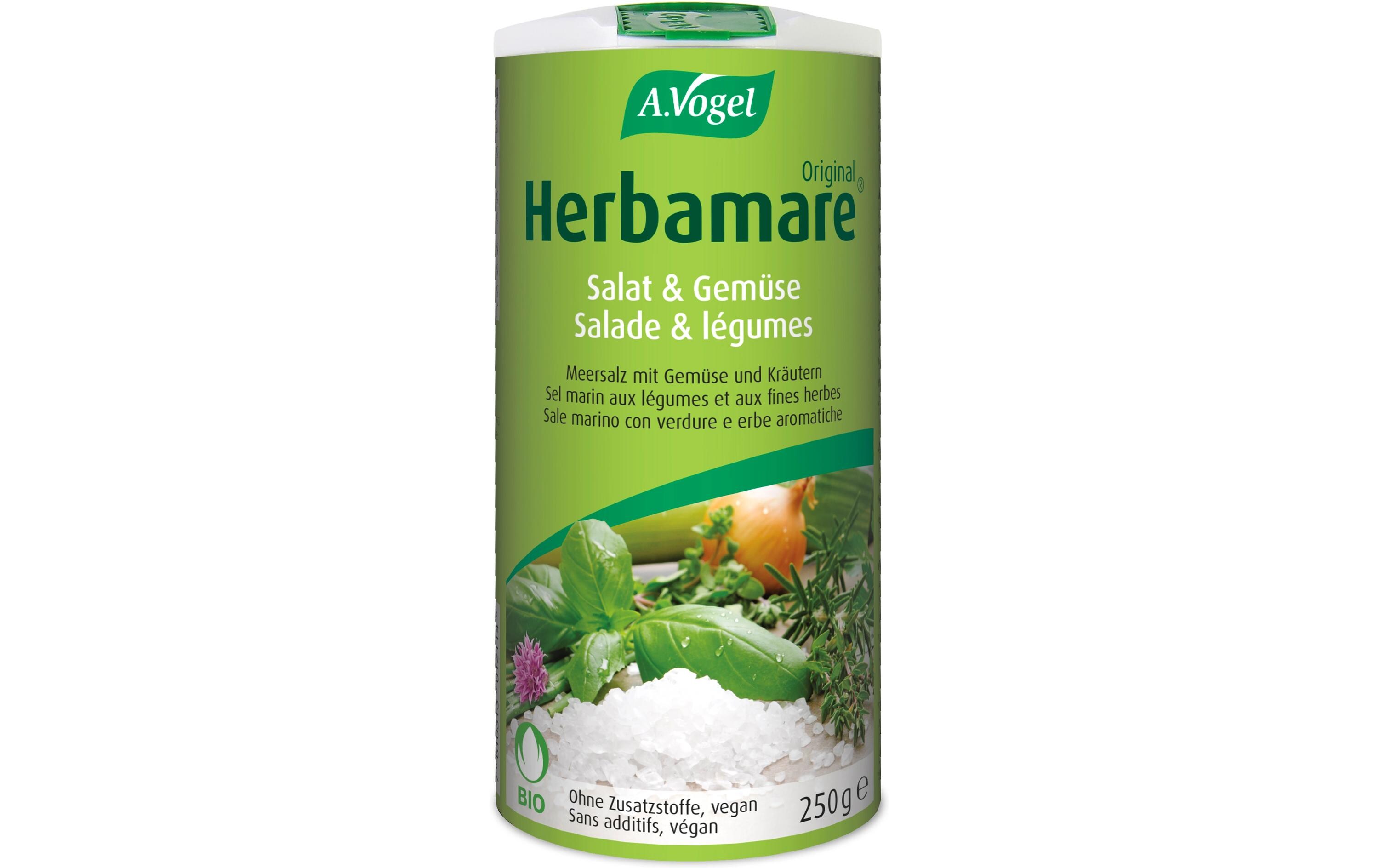 Gewürz Herbamare Original 250 gFeine Gewürzmischung mit Meersalz, Gemüse und Kräutern