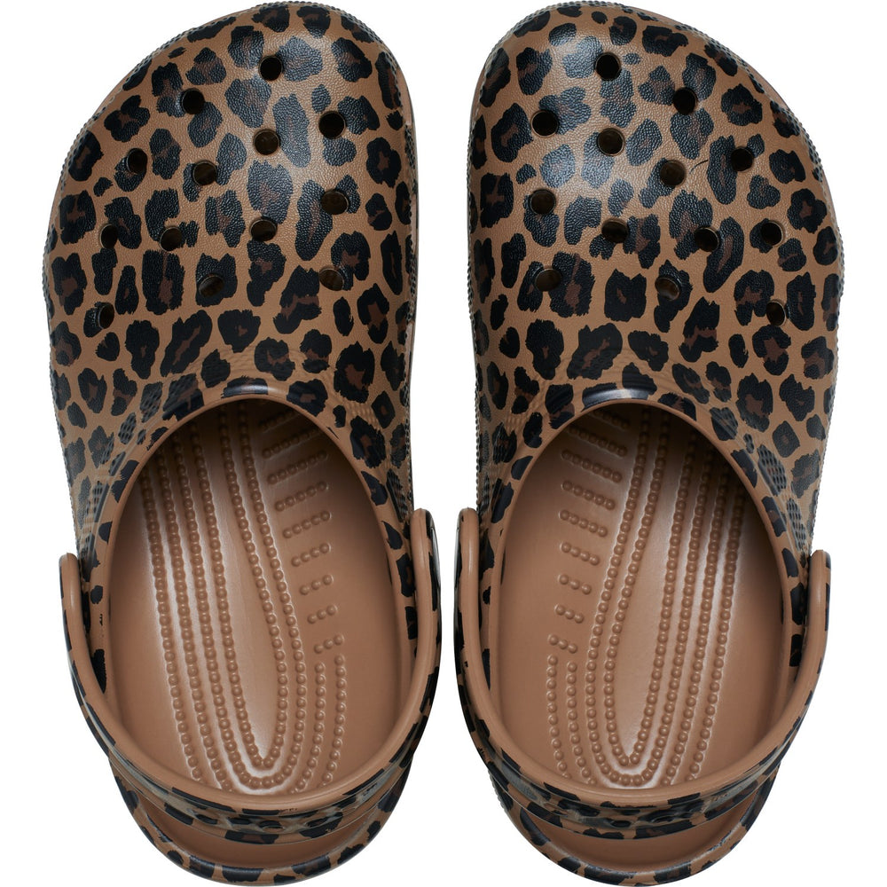 Køb Crocs Sepia/Leopard Classic Animal Clog