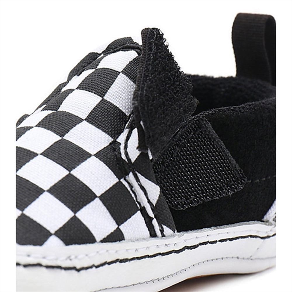 IN Slip-On V Crib Sneakers Checker Black/True White