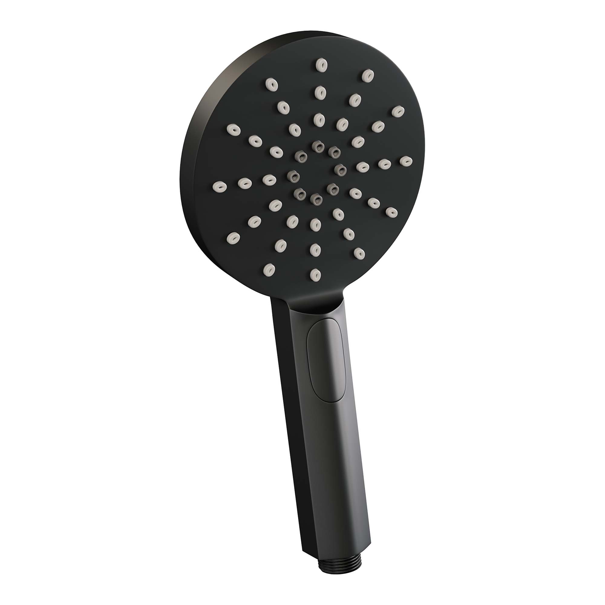 Brauer Black Carving thermostatische douchekraan met glijstang en 3 standen handdouche mat zwart