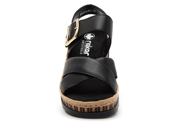 Rieker nu pieds talons femme v7951 noir