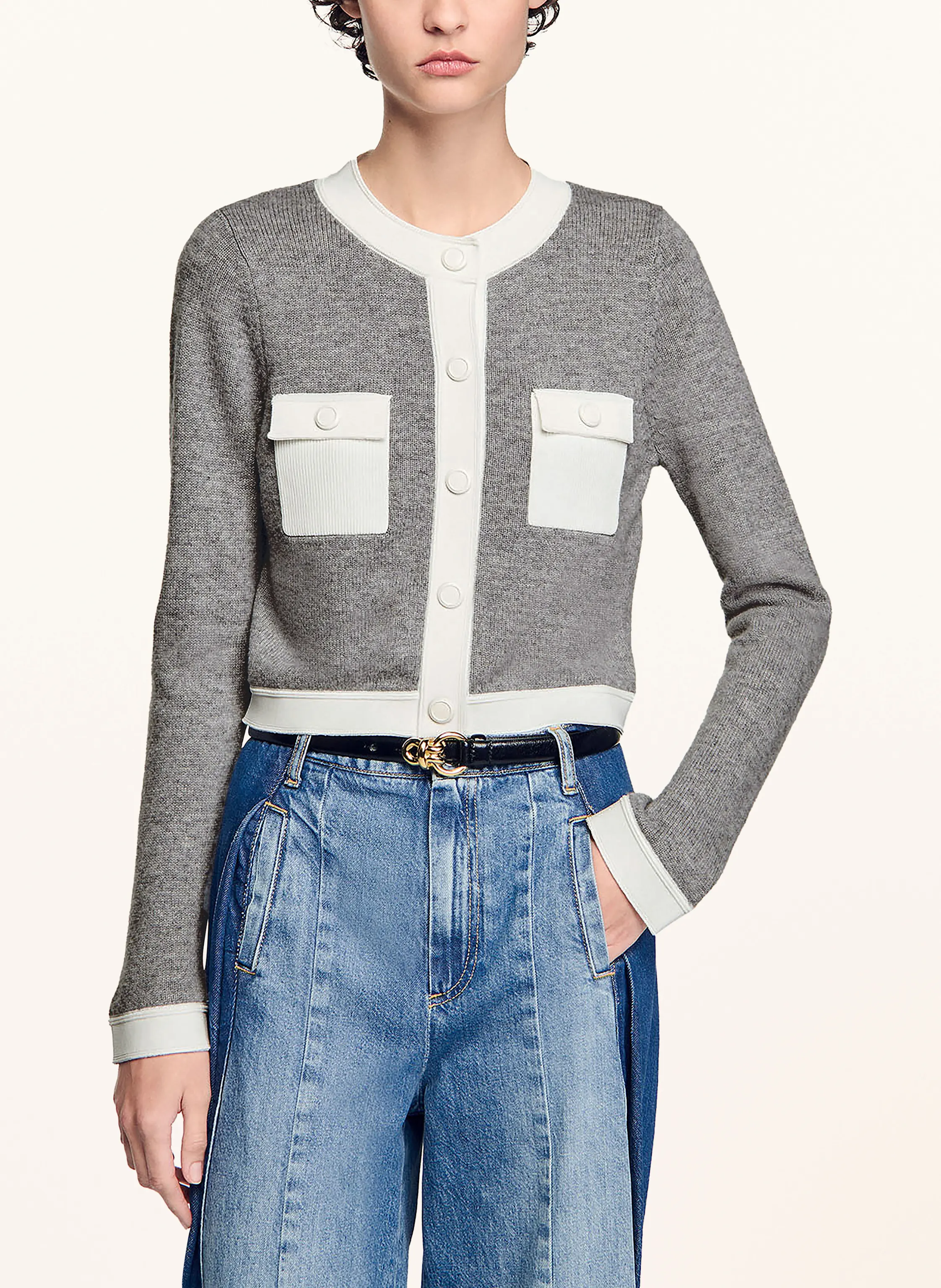 SANDRO Strickjacke