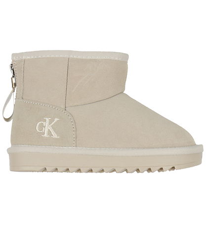 Calvin Klein BamseStøvler- Fur Boot - Taupe