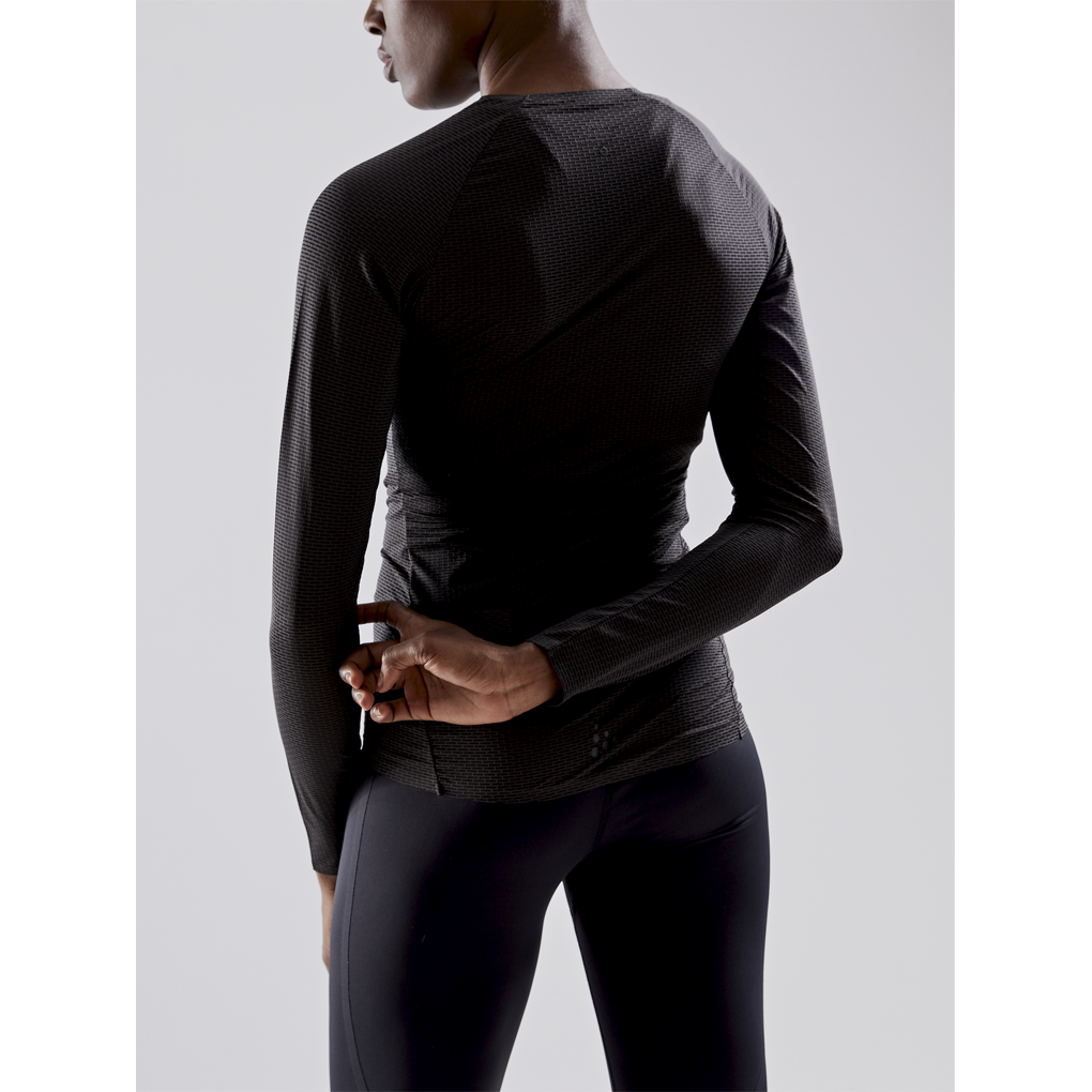craft pro dry nanoweight langaermet traenings t shirt dame 72 1908855 black