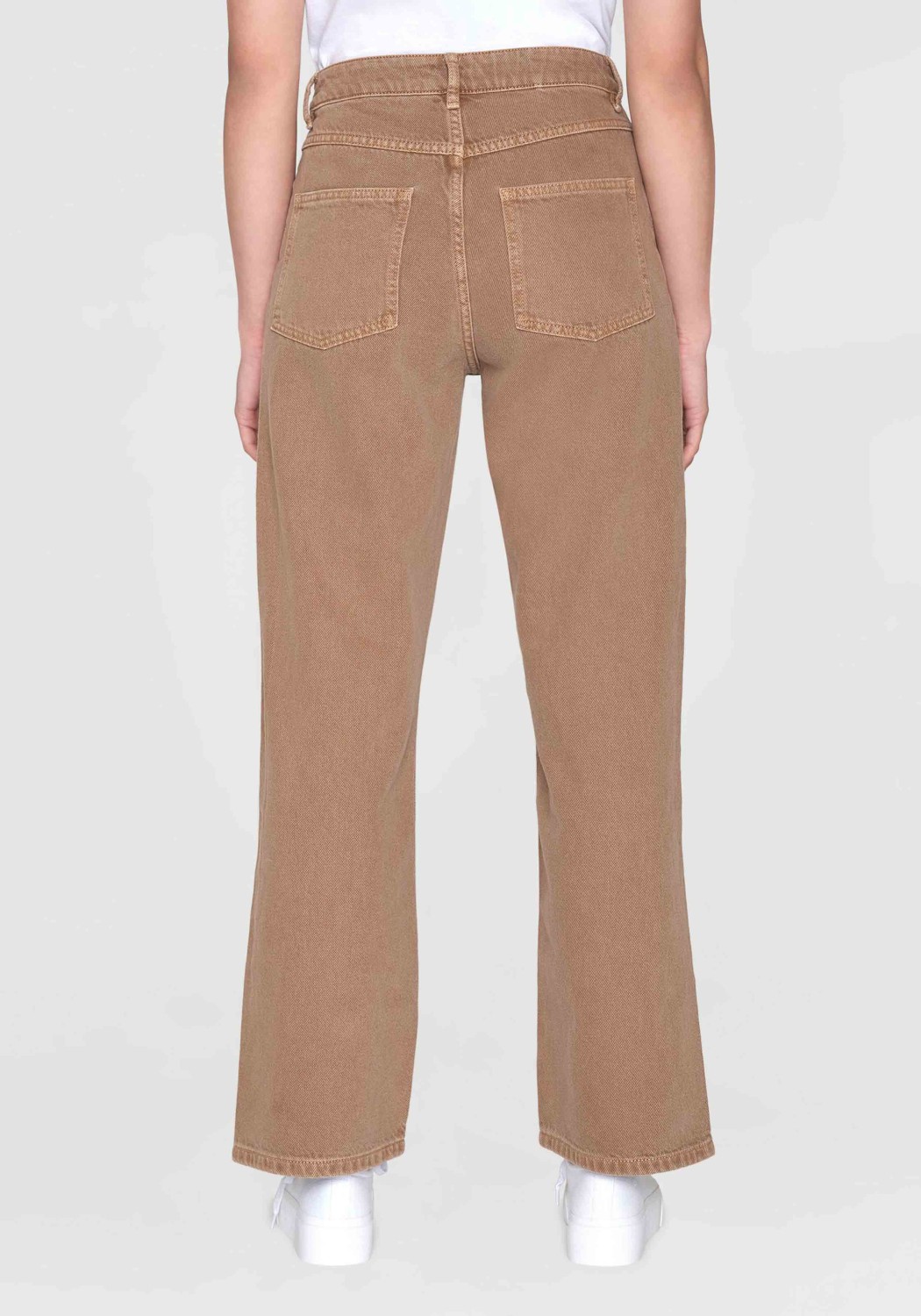 Knowledge Cotton Apparel Jeans Gale Straight Twill 5-Pocket Pants Tiramisu