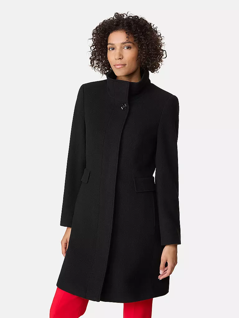 GERRY WEBER Wollmantel  schwarz