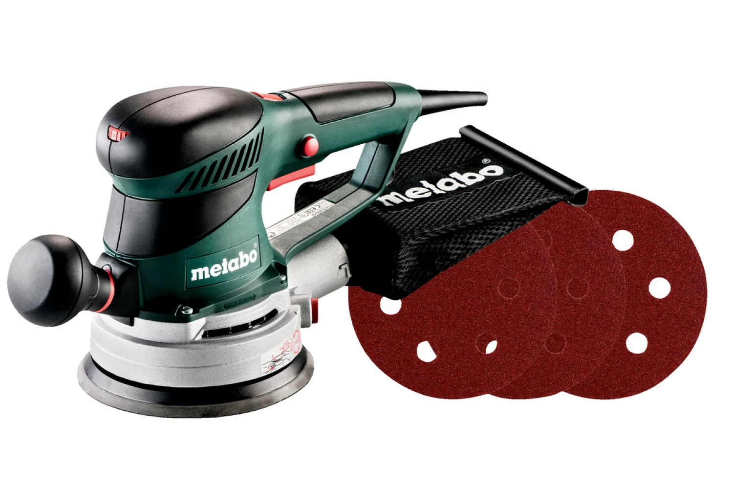 Metabo SXE 450 TurboTec Excentrische schuurmachine met schuurpapier - 350W - 150mm - variabel