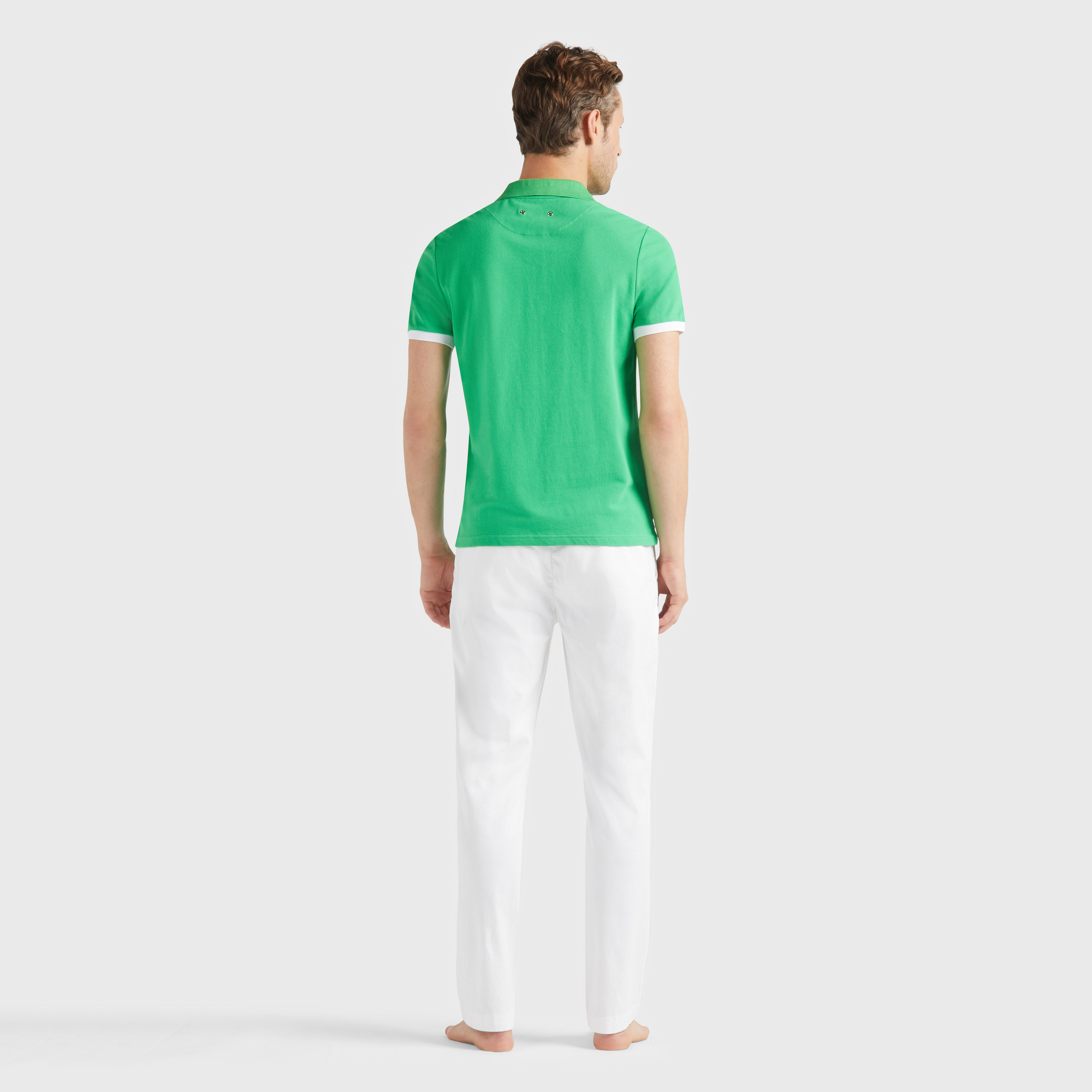Polo en Piqué Coton Organique Homme Uni