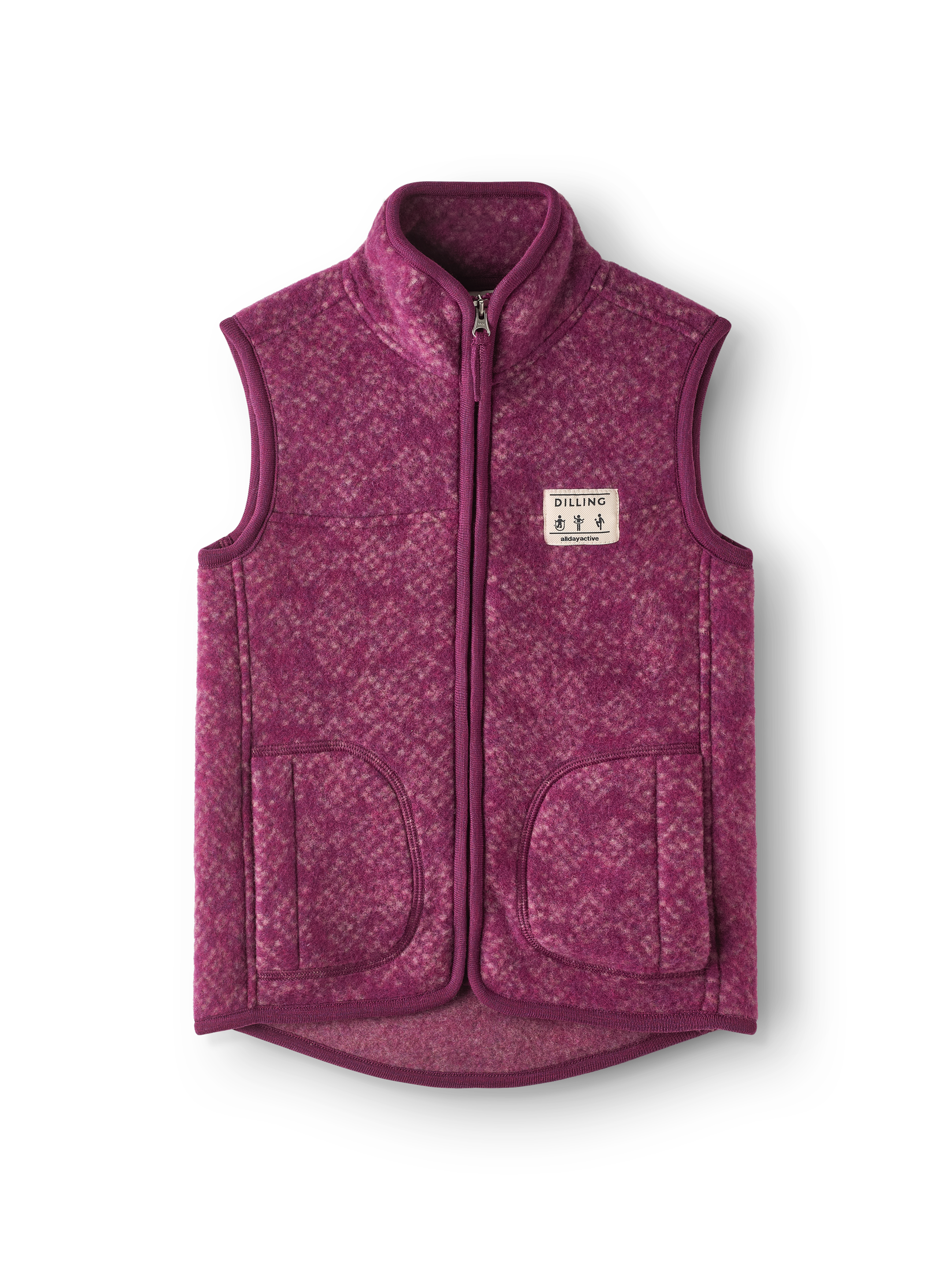 Fleecebodywarmer van merinowol voor kinderen